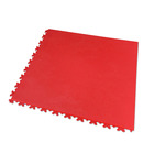 Dalles clipsables mosaik pvc - hyper résistantes joints invisibles rouge - garage, atelier - épaisseur 7mm