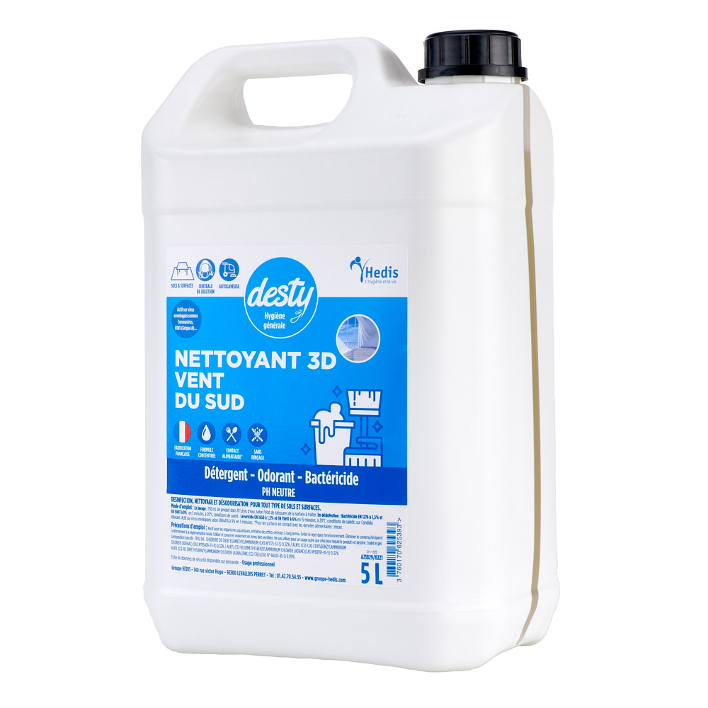 Desty nettoyant 3d vent du sud bidon de 5l - sico