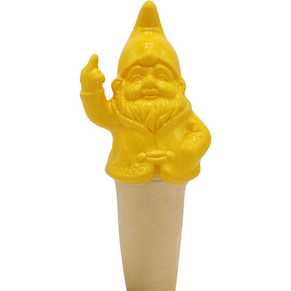 Arroseur goutte à goutte nain f*ck 6 x 4.5 x 16.5 cm jaune