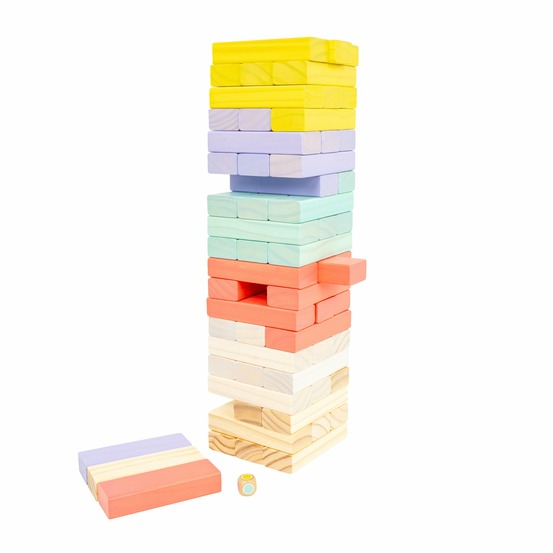 Jeu tour d'équilibre géante en bois fsc®