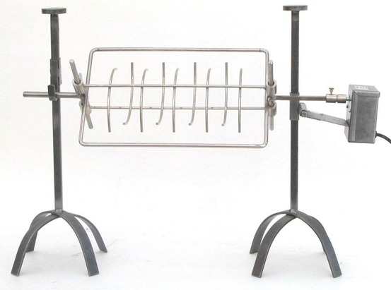 Tournebroche à l'anglaise l50 cm