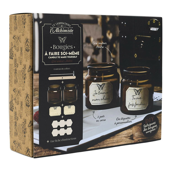 Coffret bougie apothicaire à confectionner