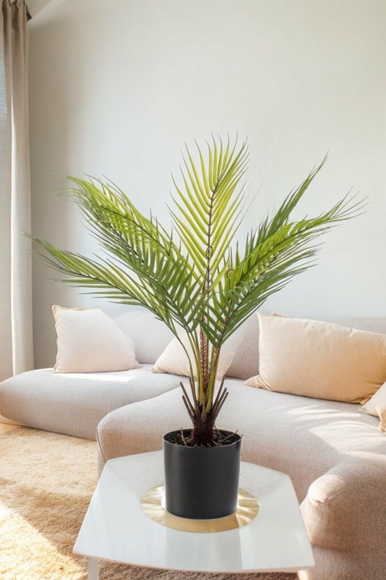 Chamaedorea artificiel - h50cm, ø15cm