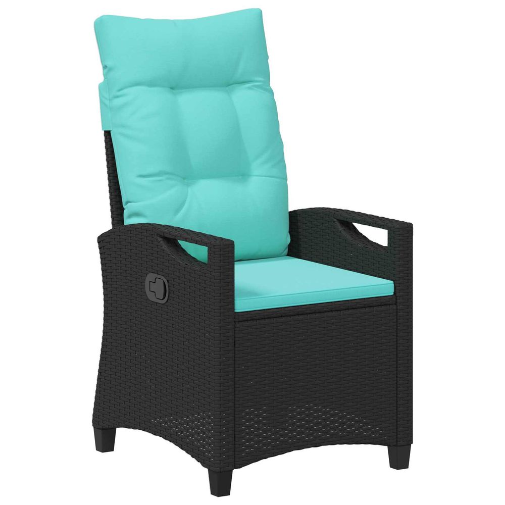Chaise de jardin inclinable 56 x 60 x 112 cm acier