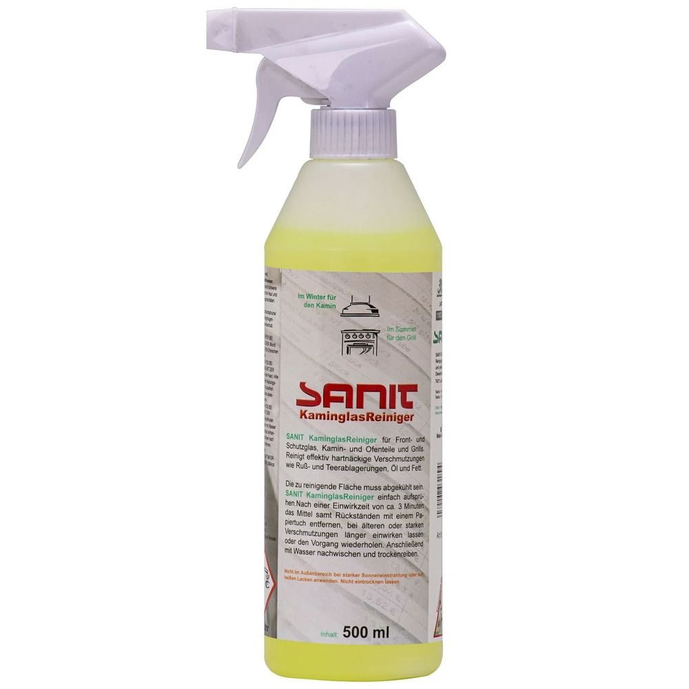 Nettoyant vitre insert cheminée, nettoyage vitre cheminée, nettoyant vitre, 500 ml
