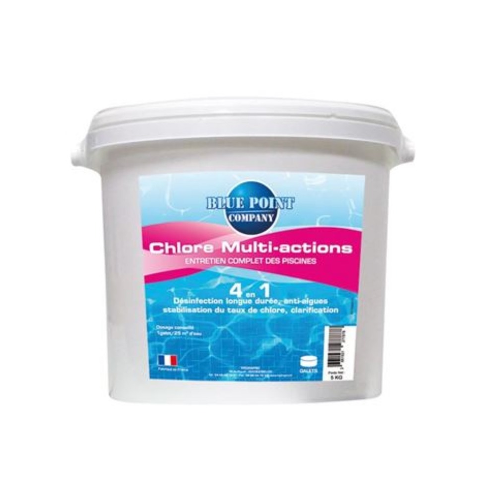 Chlore multi-fonctions galet 250g 5kg - 6201902