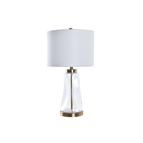 Lampe de bureau  doré transparent blanc 220 v 50 w moderne (36 x 36 x 64 cm)