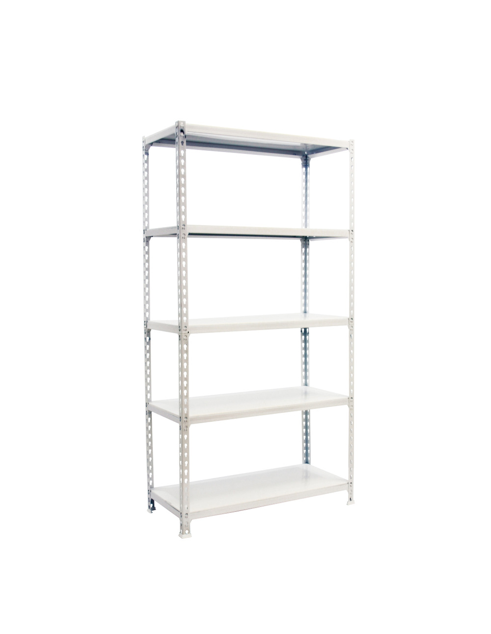 Etagère légère sans vis simonclick superplus 5/500 blanc/blanc blanc 2000x1100x500 - simonrack
