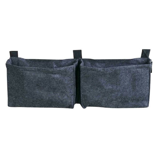 Balconnière 2 sacs gris en feutre géotextile - bag 4 plant