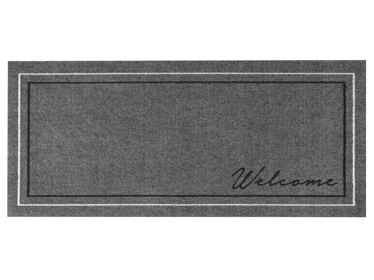 Paillasson welcome gris - 66x150 cm