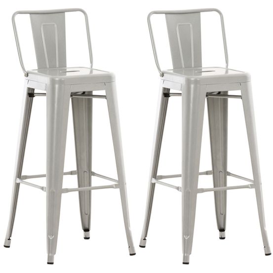 Lot de 2 tabourets de bar mason