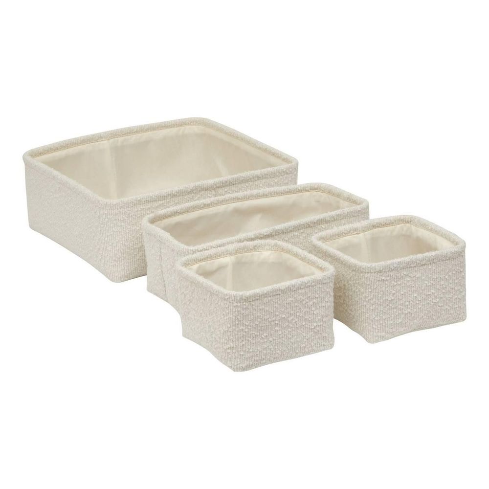 Lot de 4 paniers de rangement 
