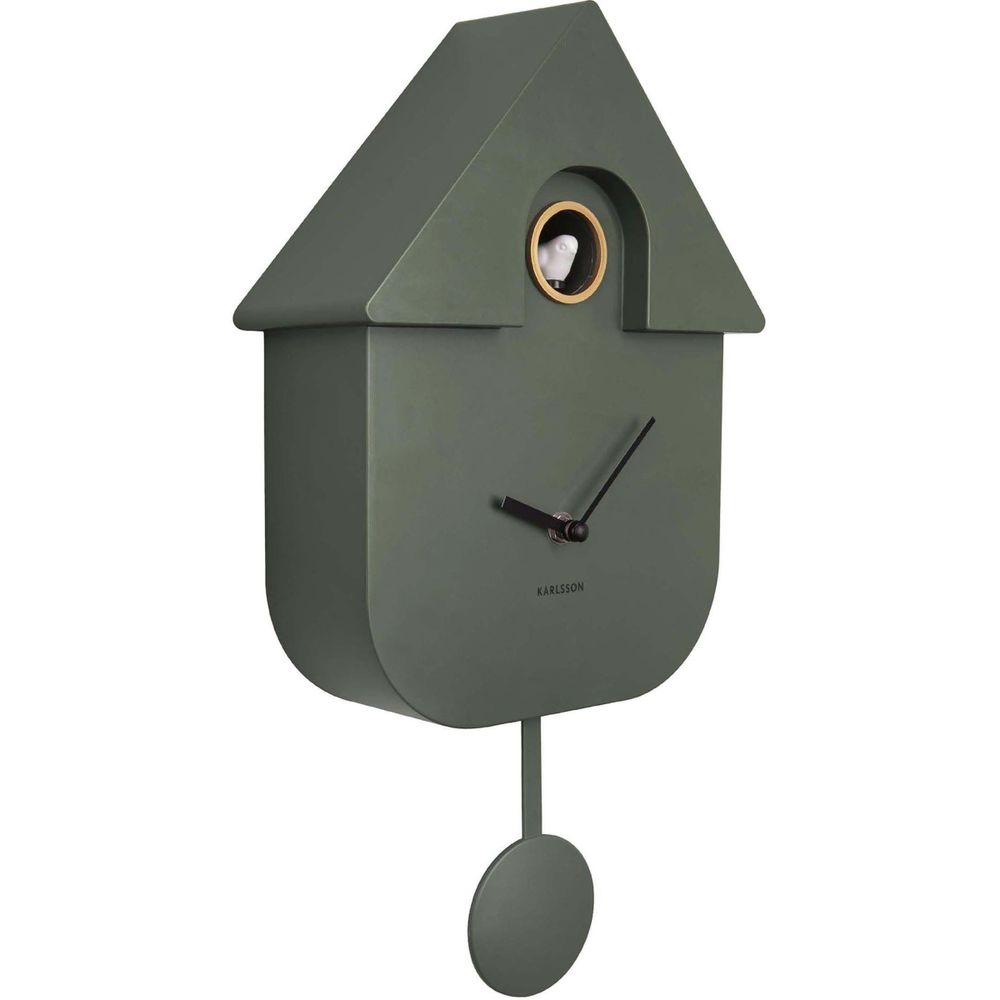 Horloge murale moderne cuckoo vert