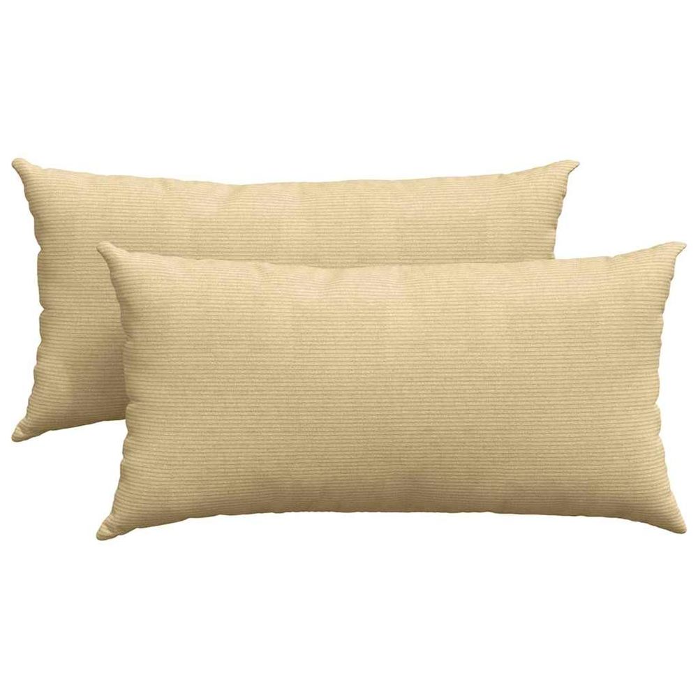 Coussins de canapé 2 pcs vert gris 80 x 40 cm