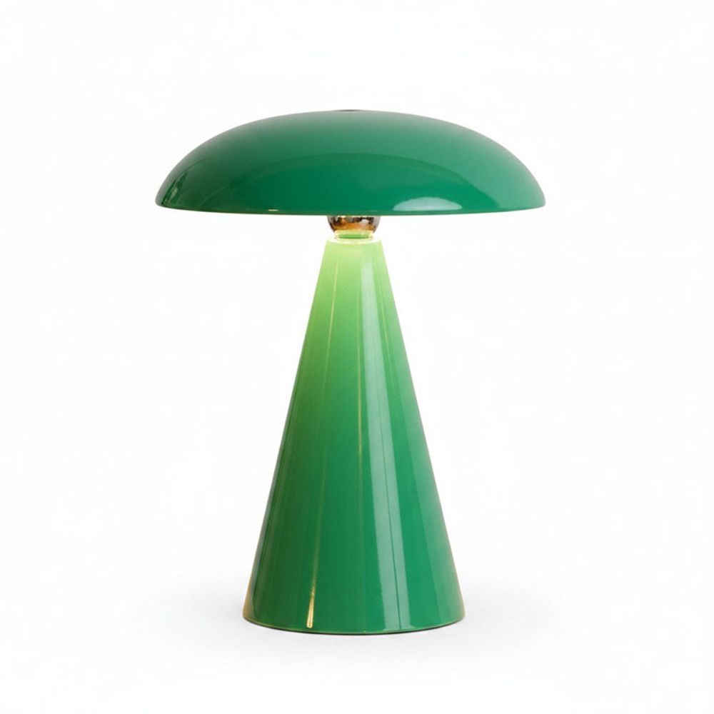 Lampe à poser led orlando verte 16x16x21cm