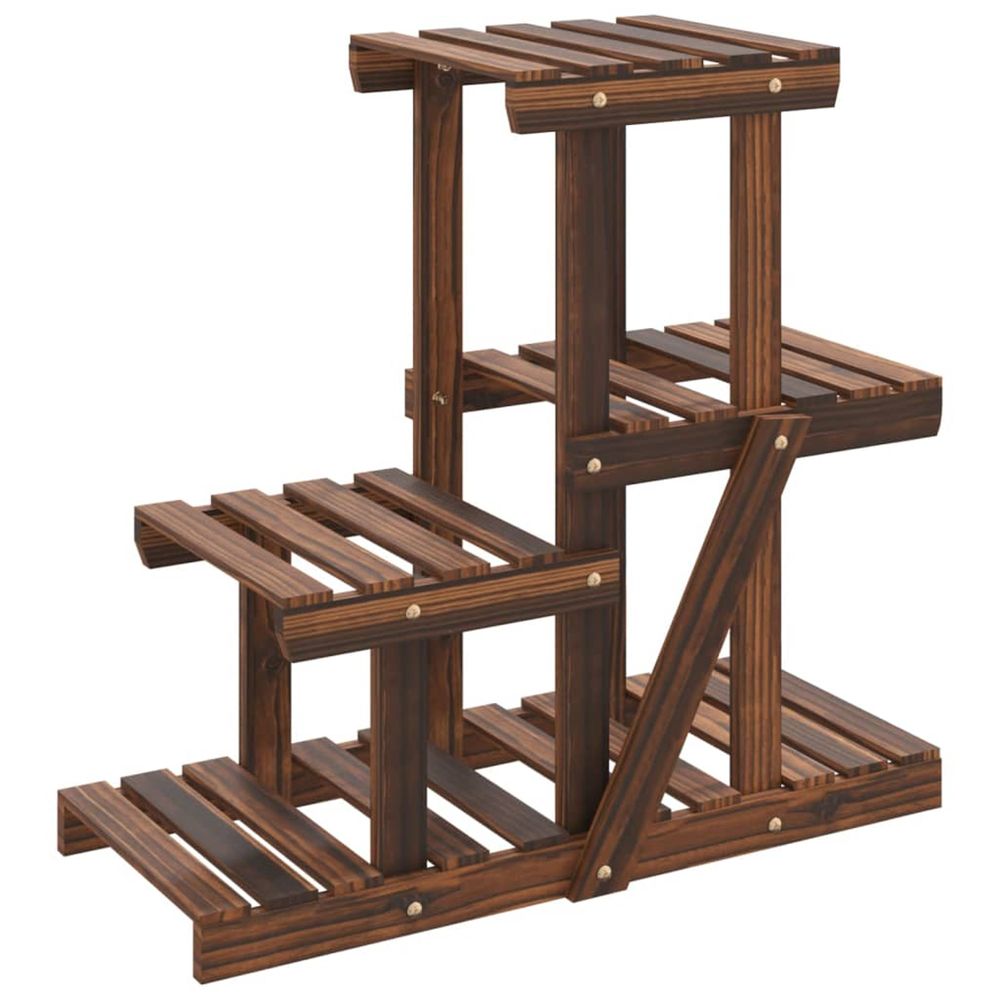 Support à fleurs 58x25x51 cm bois massif de sapin