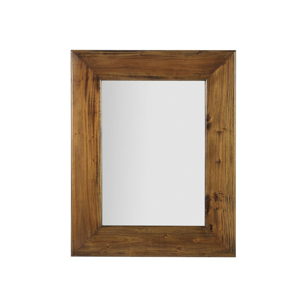 Miroir bois marron - cléophée décoration d'autrefois