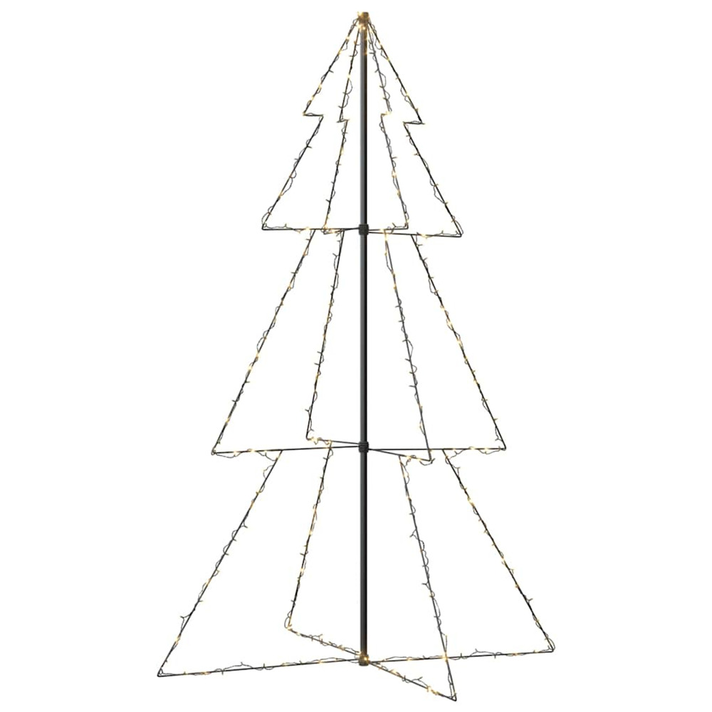Arbre de noël cône 240 led d'intérieur/d'extérieur 118x180 cm