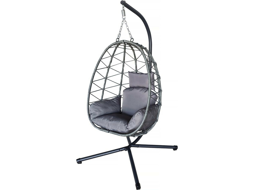 Fauteuil oeuf suspendu en rotin 