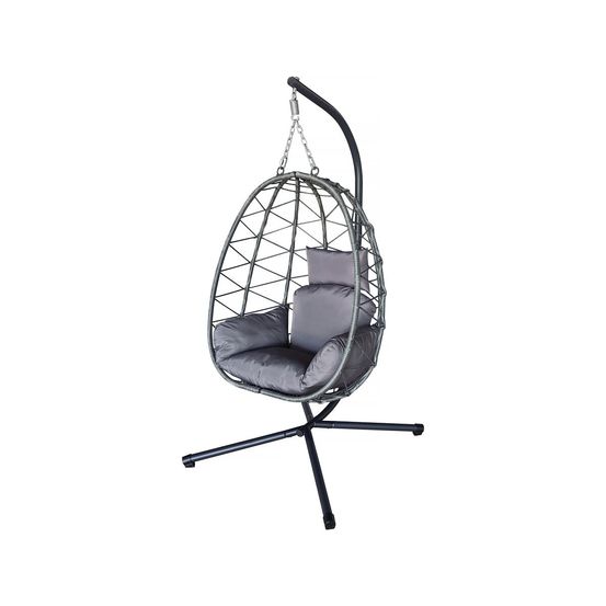 Fauteuil oeuf suspendu en rotin