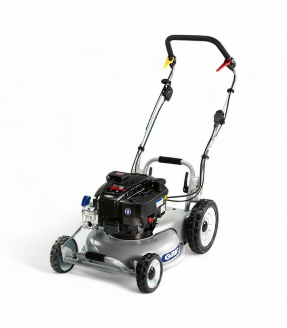 Tondeuse thermique tractée 46cm 190cm³, mulching amélioré, démarrage électrique - grin pm46a-instart