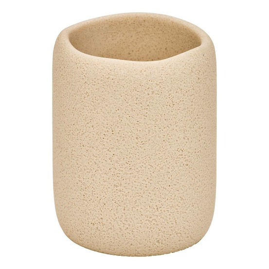 5five - pot à brosse à dents oleya beige