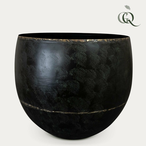 Pot belia vintage noir xl 38 cm