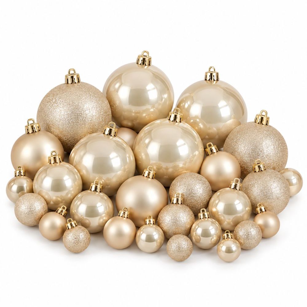Babe de noël memike249/00227 set de 46 h8x8cm - blanc