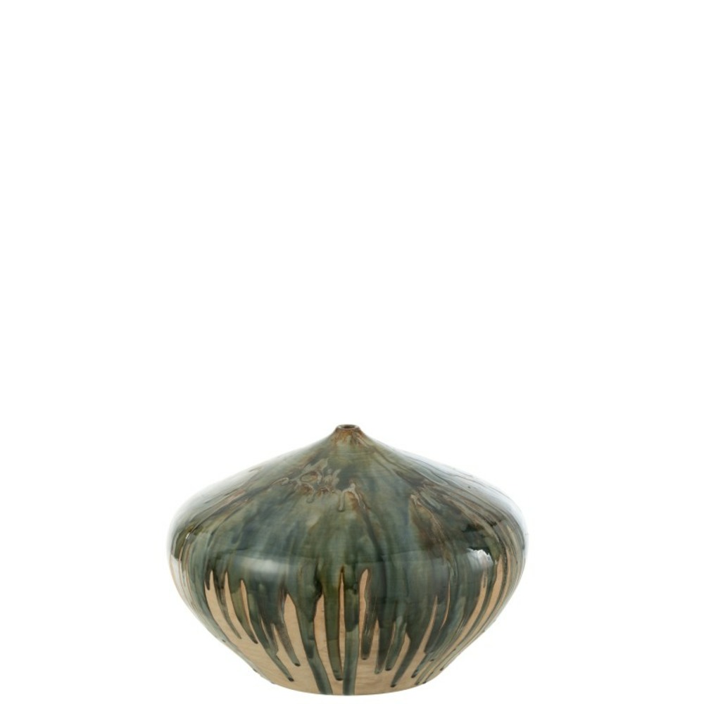 Vase peint en céramique 36x36x23 cm