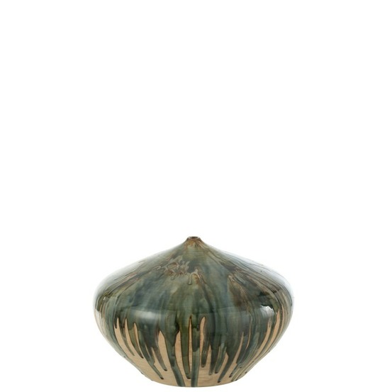 Vase peint en céramique 36x36x23 cm