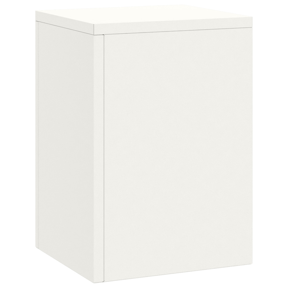 Supports de plantes d'extérieur pillar 3 pcs acier blanc