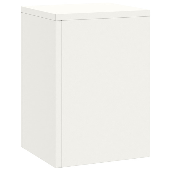 Supports de plantes d'extérieur pillar 3 pcs acier blanc