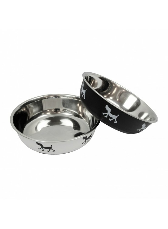 Mon ami luki - gamelle inox antidérapante - inox - chien - 21cm