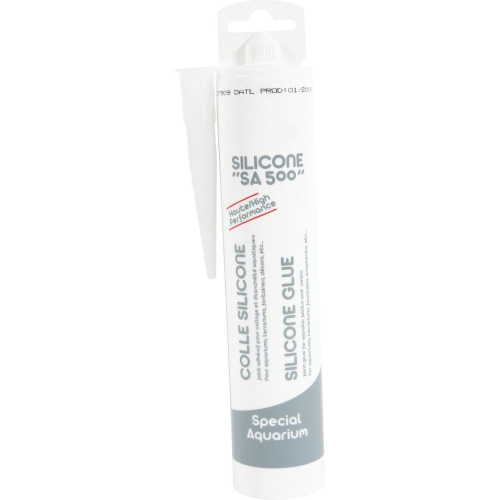 Colle silicone transparente 310 ml pour aquarium