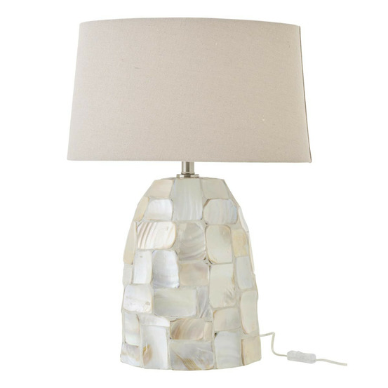 Lampe à poser coquillage