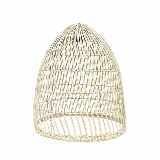 Abat-jour paulo beige rotin d40cm