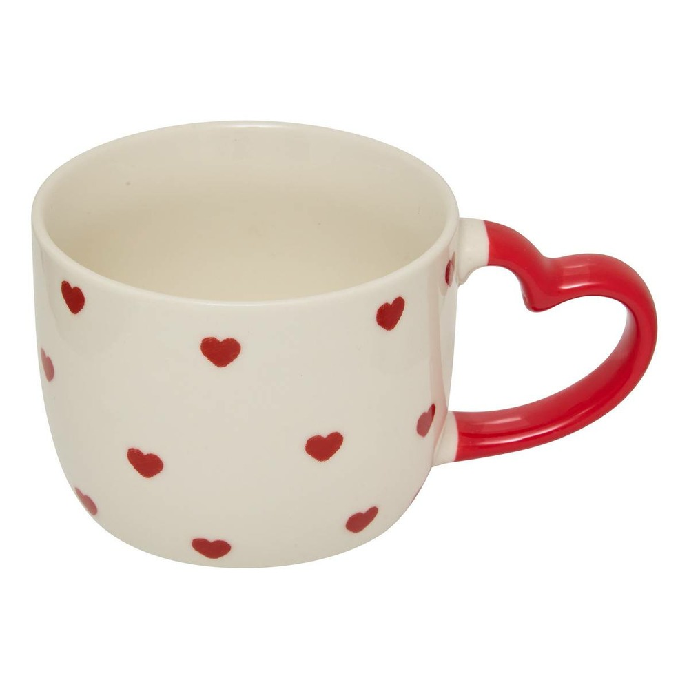Mug à motif coeurs valentine