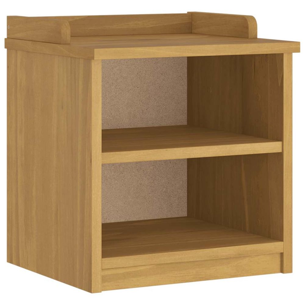 Banc de couloir sandnes 45x40x50 cm bois de pin massif