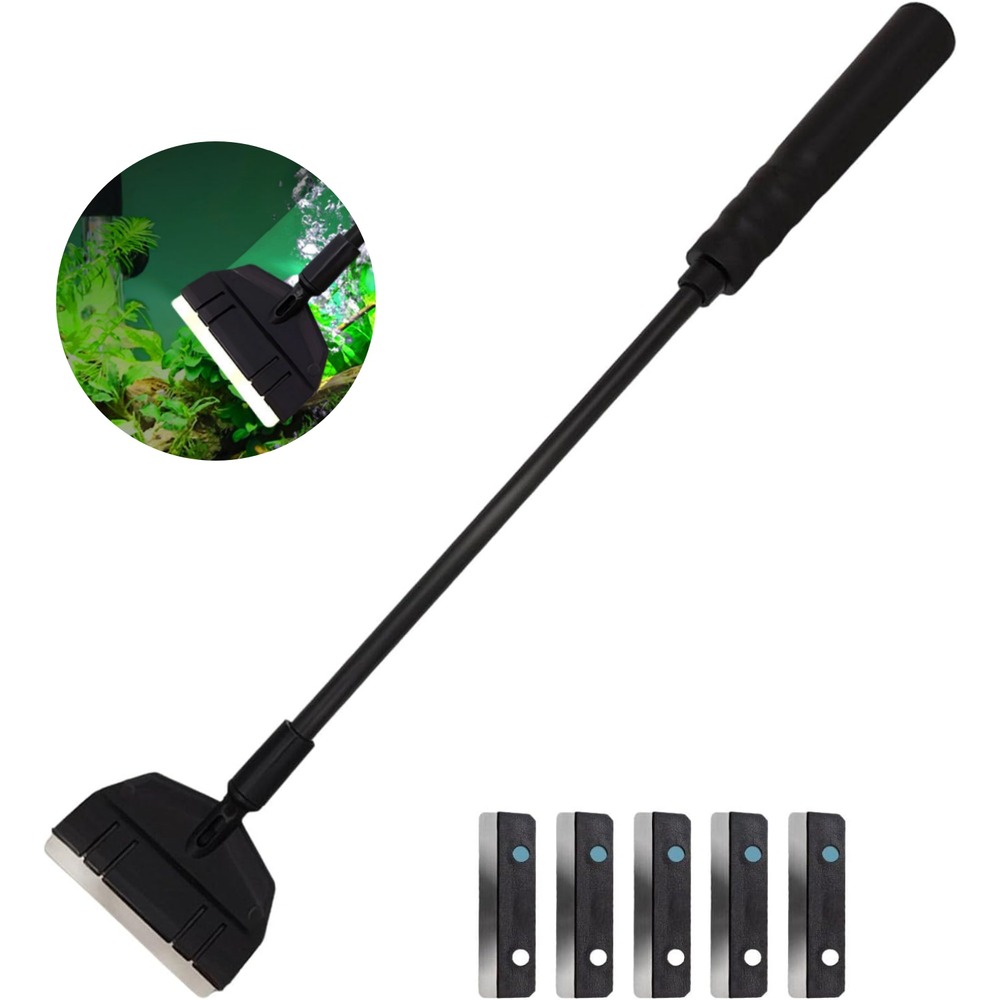 Grattoir à algues pour aquarium en verre