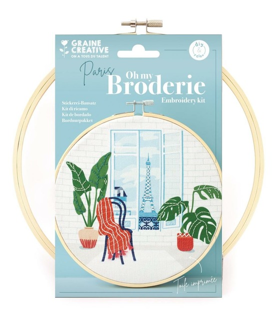 Kit broderie partielle paris 20cm