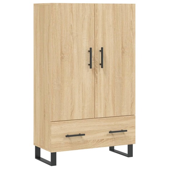 Buffet bahut commode armoire meuble de rangement organisateur cuisine salle de séjour salon haut sonoma 69,5 x 31 x 115 cm bo
