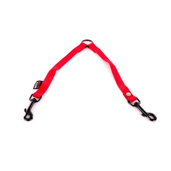 Martin sellier - accouple de laisse pour chiens en nylon martin sellier - collection nylon uni - avec mousqueton carabine