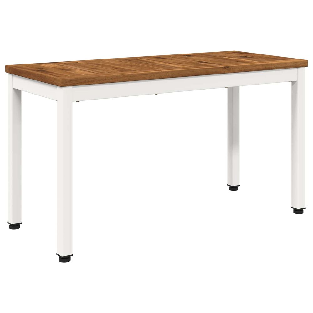 Banc de jardin 80,5 x 35 x 45 cm bois d'acacia massif