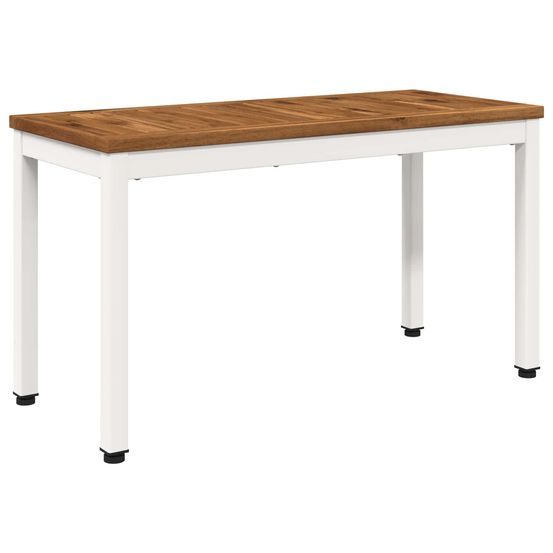 Banc de jardin 80,5 x 35 x 45 cm bois d'acacia massif