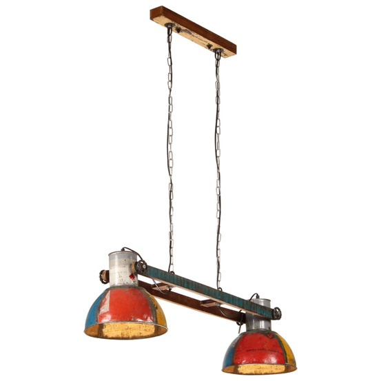 Lampe suspendue industrielle 25 w multicolore 111 cm e27