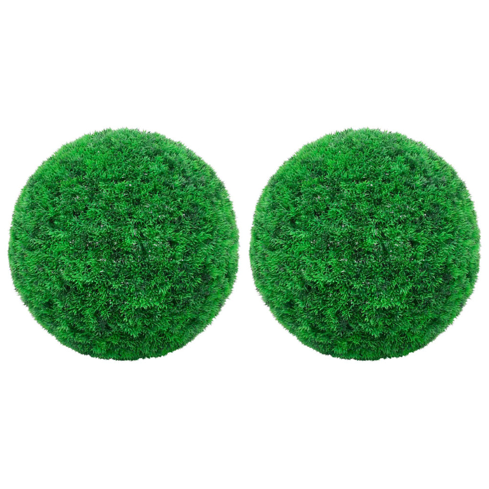 Boules de buis artificielles 2 pcs 27 cm