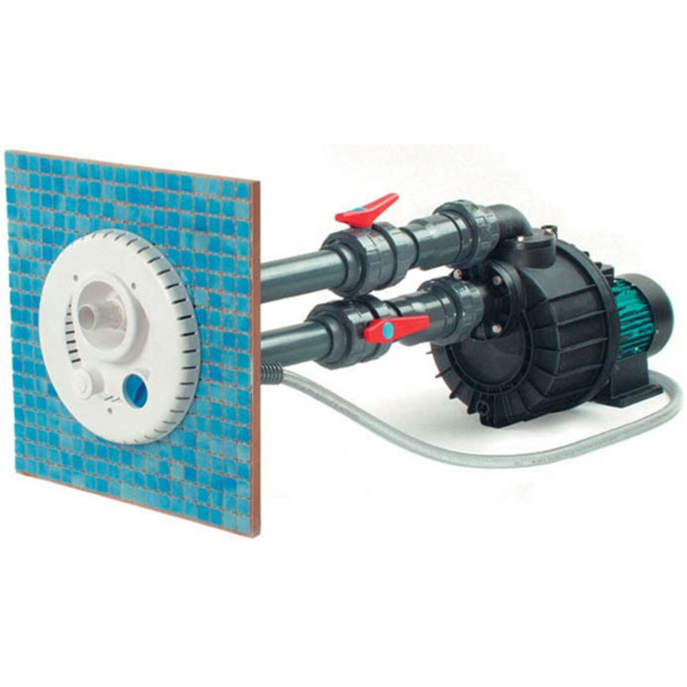 Kit complet de nage à contre courant 39m3/h 2cv monophasé - kit ncr nadorself 200 mono