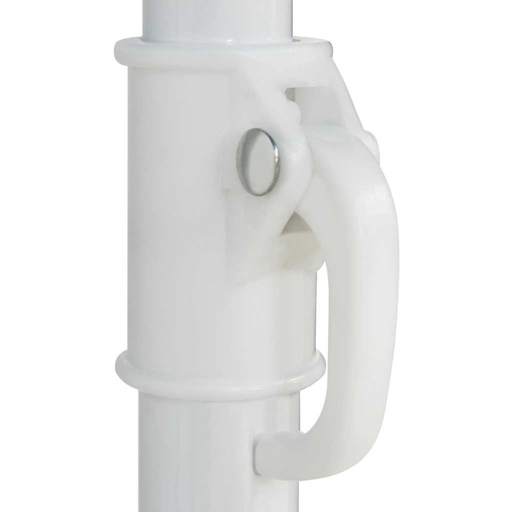 Parasol de plage hawaii blanc 180 cm