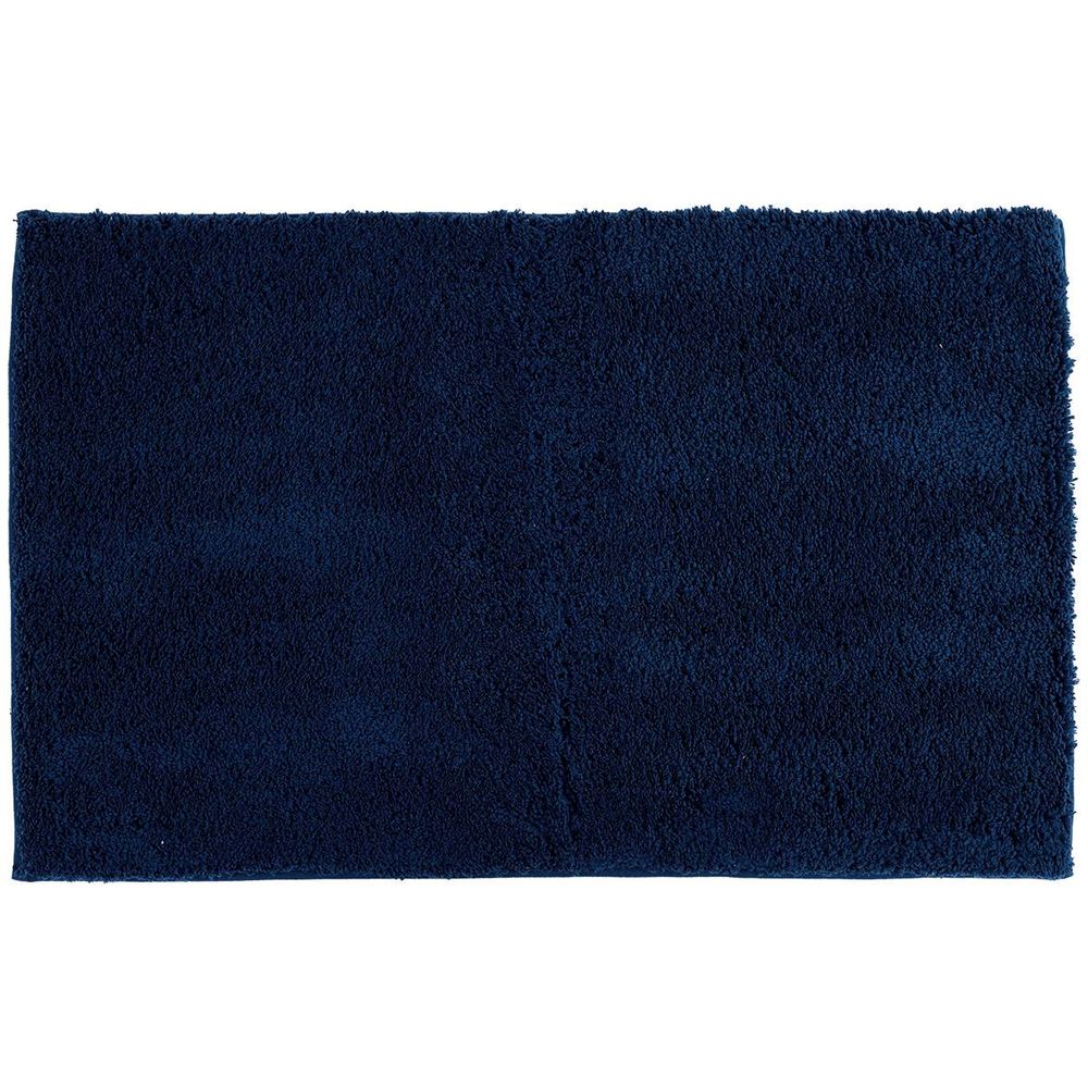 Tapis polyester 50x80 cm - bleu marine