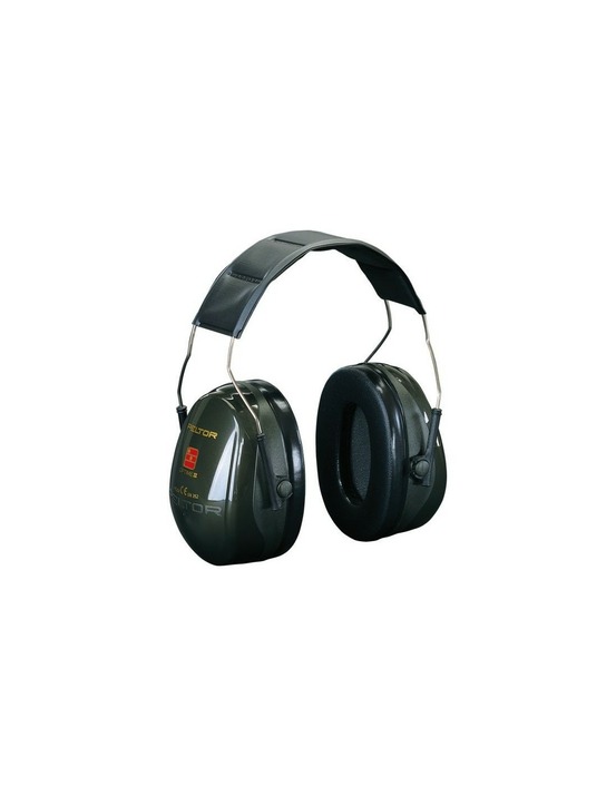 Casque anti-bruit 3m™ peltor™ modèle optime™ ii, vert, type serre-tête, 31db, 216g.